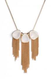 Halogen Painted Petal Fringe Necklace at Nordstrom